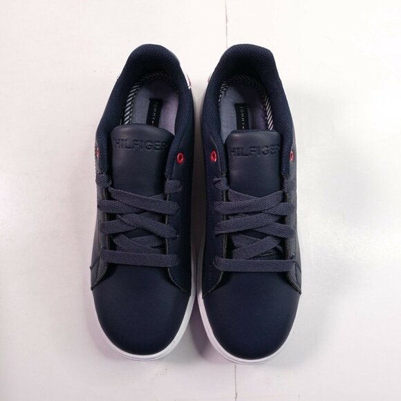 Tommy Hilfiger Iconic Court Sneaker TH100015C Navy - Picture 3 of 9